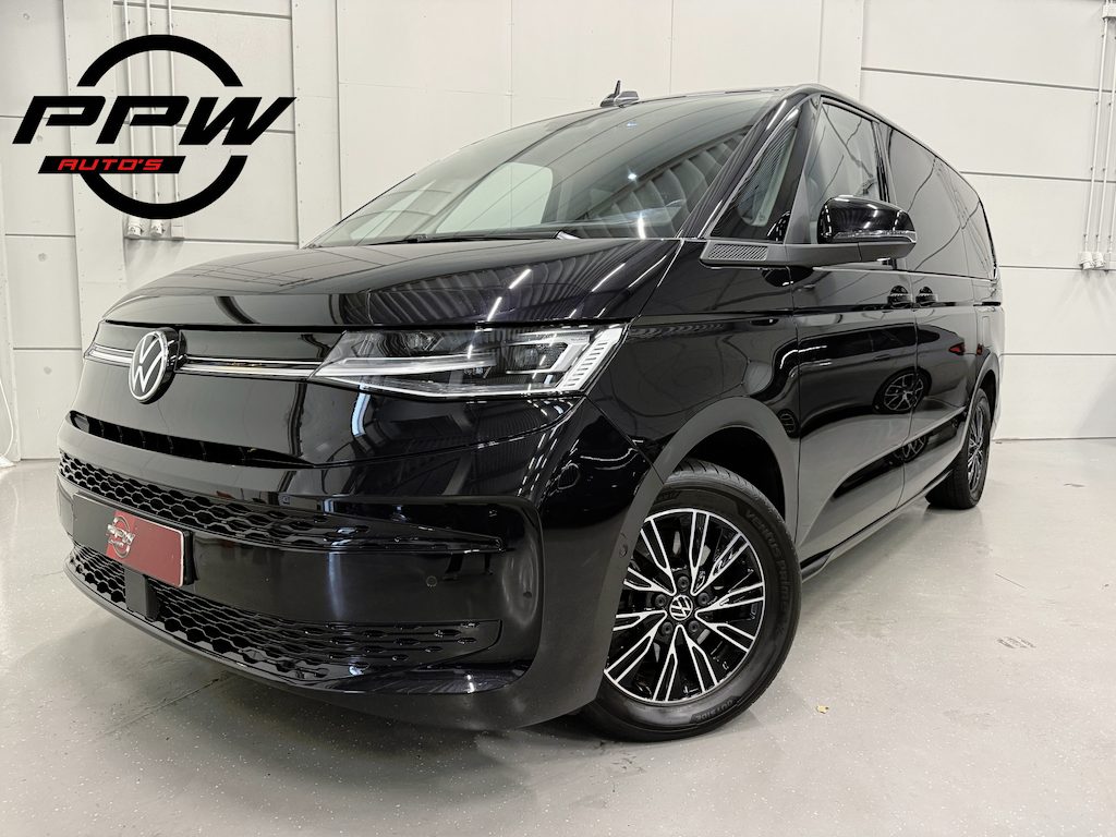 Volkswagen Multivan 1.4 eHybrid L2 Life 7p. MASSAGE/TREKHAAK/ACC/ADAPTIVE-ONDERSTEL/H&K/HEAD-UP/LEER-ALCANTARA/SFEER/IQ-LIGHT/CAMERA/ELECTR.SCHUIFDEUREN/PDC+AUT.PARKEREN/EL.A.KLEP/UNIEK SLECHTS 34.000KM