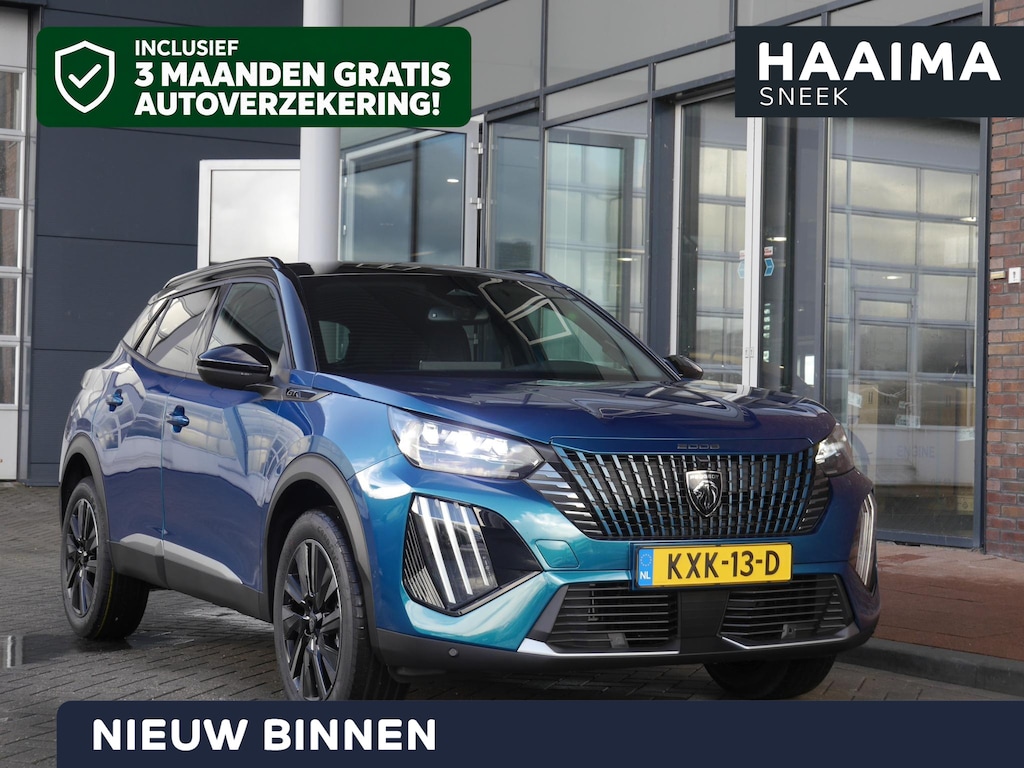 Peugeot 2008 1.2 Hybrid 145 GT | Camera voor en achter | Autopmaat  | Navigatie | Lichtmetalen Velgen 18 inch | LED Koplampen | Keyless entry en start | Draadloze telefoonoplader
