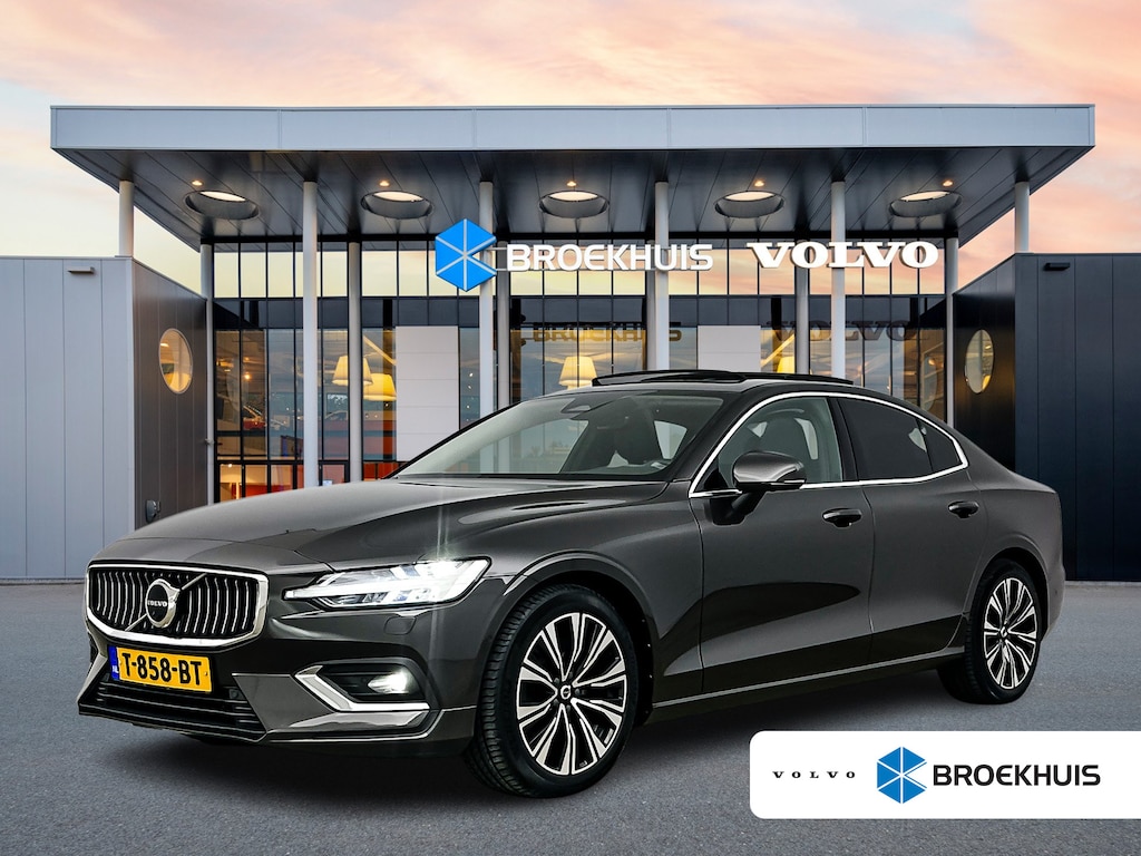 Volvo S60 B4 Plus Bright | 18" | Geventileerd Nappa | Panoramadak | Harman Kardon | Trekhaak | 360 Camera | Full LED | Parkeerverwarming | Elektr. verst. Stoelen