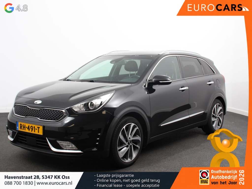 Kia Niro Hybrid 1.6 GDi ExecutiveLine Automaat JBL Climate control Cruise control Trekhaak Camera Lichtmetalen velgen Navigatie Stoelverwarming Stoelverkoeling Stuurverwarming