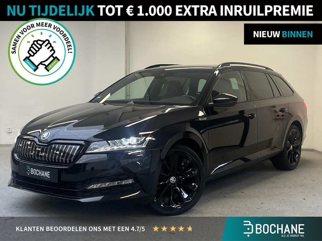 Skoda Superb Combi 1.4 TSI iV Sportline | 98% SOH | TREKHAAK | 360º CAM | 19"LMV | ACC |