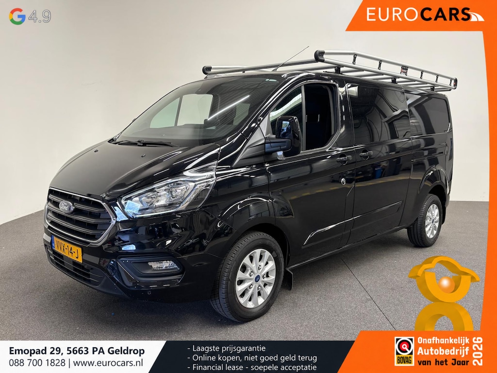Ford Transit Custom 300 2.0 TDCI L2H1 Limited Dubbele Cabine Automaat Navi Airco 2 Schuifdeuren Trekhaak Parkeersensoren Carplay