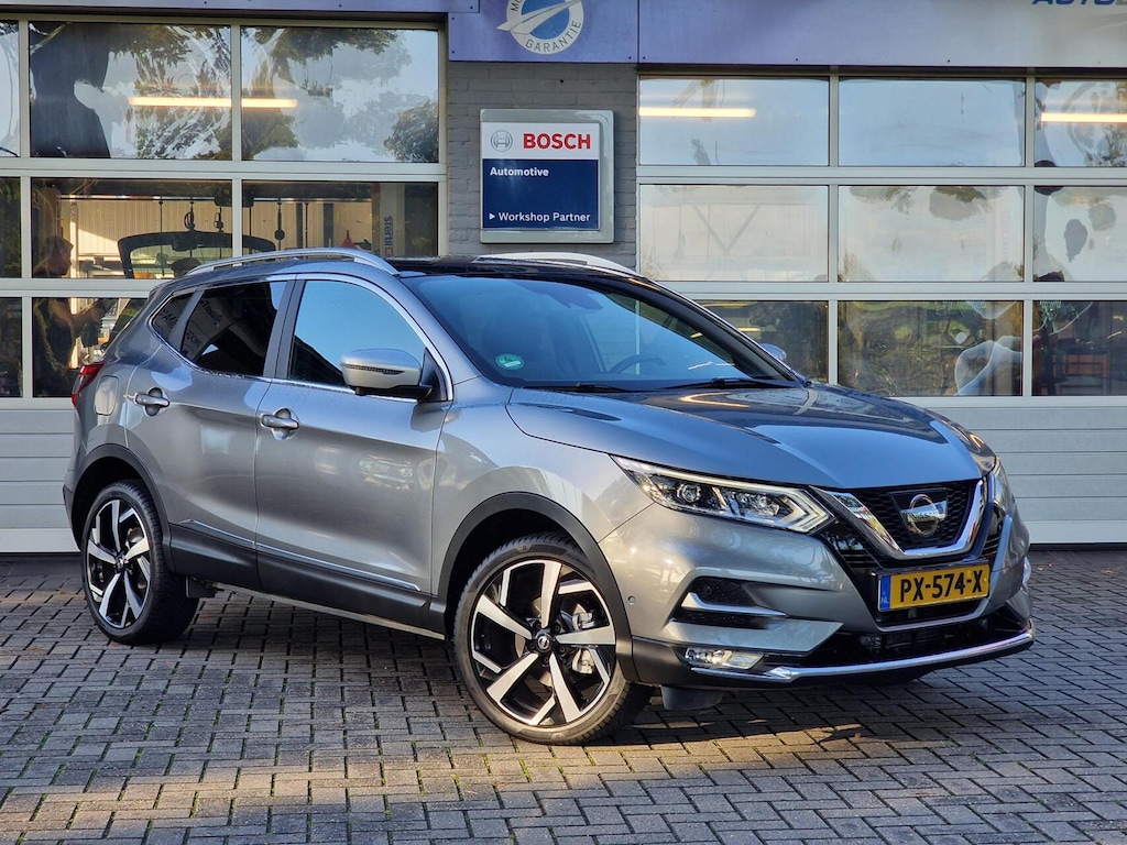 Nissan Qashqai 1.2 Tekna +|Leer|Pano|BOSE|360'camera|Cruise|Clima|PDC|