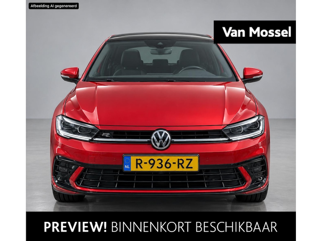 Volkswagen Polo 1.0 TSI R-Line Business | 95 PK | Apple Carplay / Android Auto | Stoelverwarming | Parkeercamera | Adaptieve Cruise Control | Navigatie |