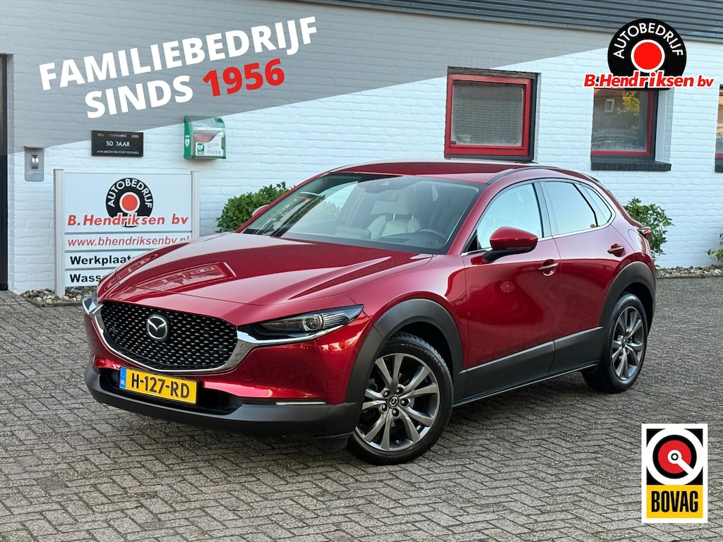 Mazda CX-30 Skyactiv-X 180pk Aut Luxury/ Trekhaak afneembaar/ All season banden/ DAB/ Apple Carplay/ Bose sound/ Camera achter/ Stoelverwarming/ Origineel NL/ NAP