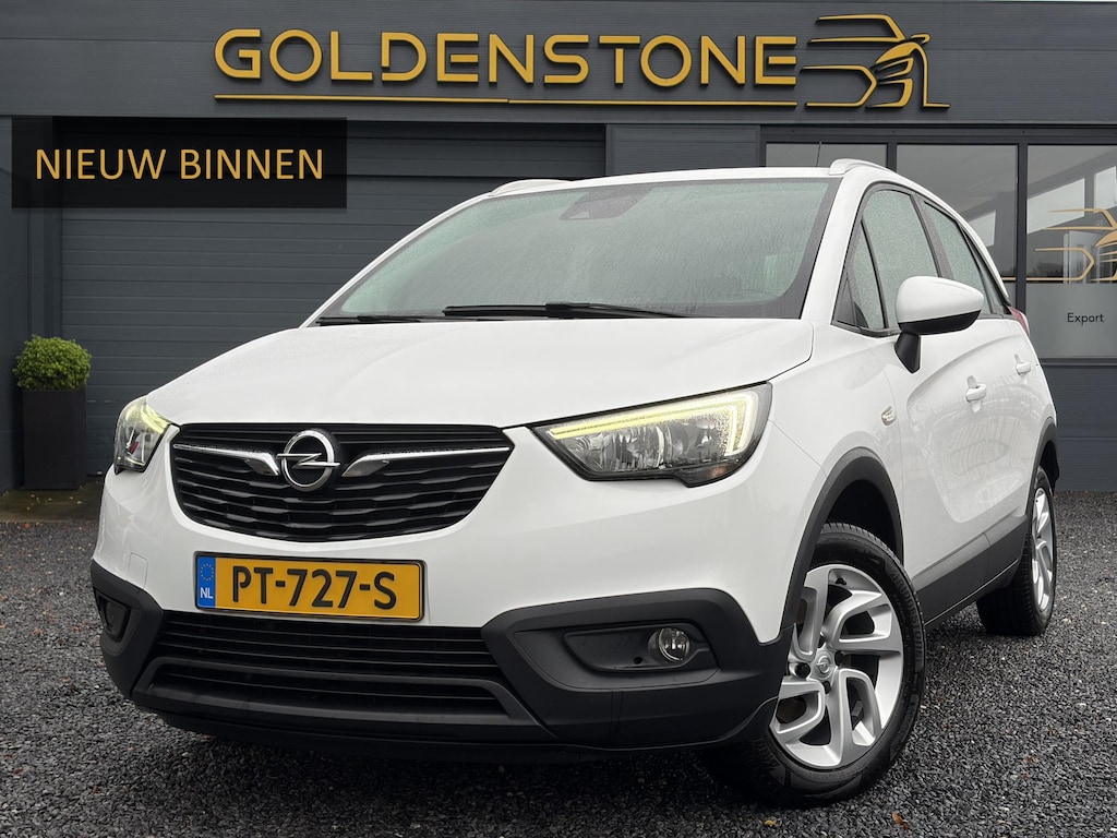 Opel Crossland X 1.2 Turbo Online Edition ✓2e Eigenaar✓Dealer Onderhouden✓Trekhaak✓D-riem vv in 2024✓Trekhaak✓Halfleder✓110pk✓Pdc✓Clima✓Cruise✓Rijstrooksensor✓Lm velgen✓N.A.P✓Apk tot 06-2027