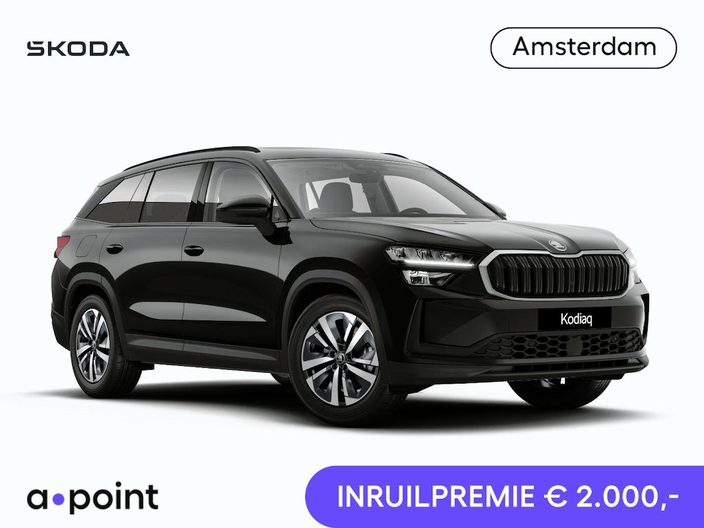 Skoda Kodiaq 1.5 TSI PHEV Edition 204 pk 6 versn. DSG | Trekhaak | Panorama Dak | Sunset | 18" lichtmetalen velgen Soira aero, zilver