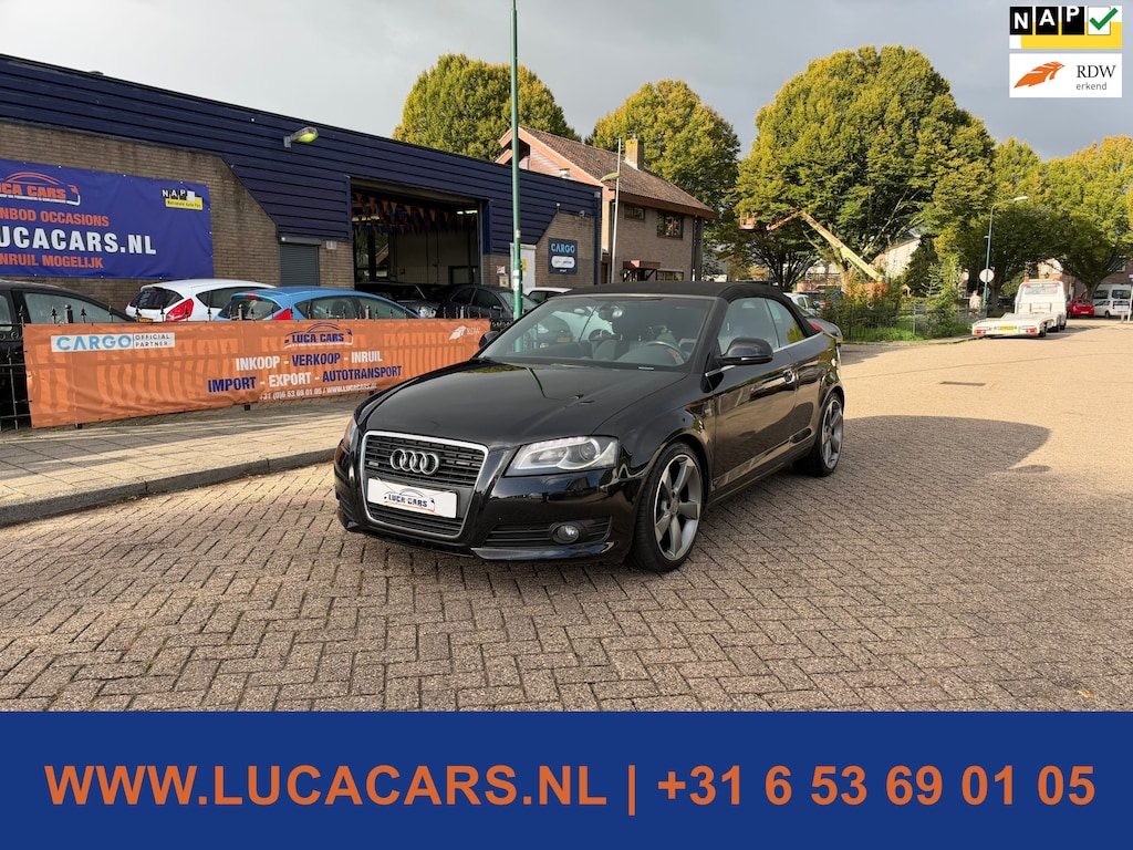 Audi A3 Cabriolet 1.8 TFSI Ambition Pro Line CRUISE NAVI 2X SLEUTEL+BOEKJES!