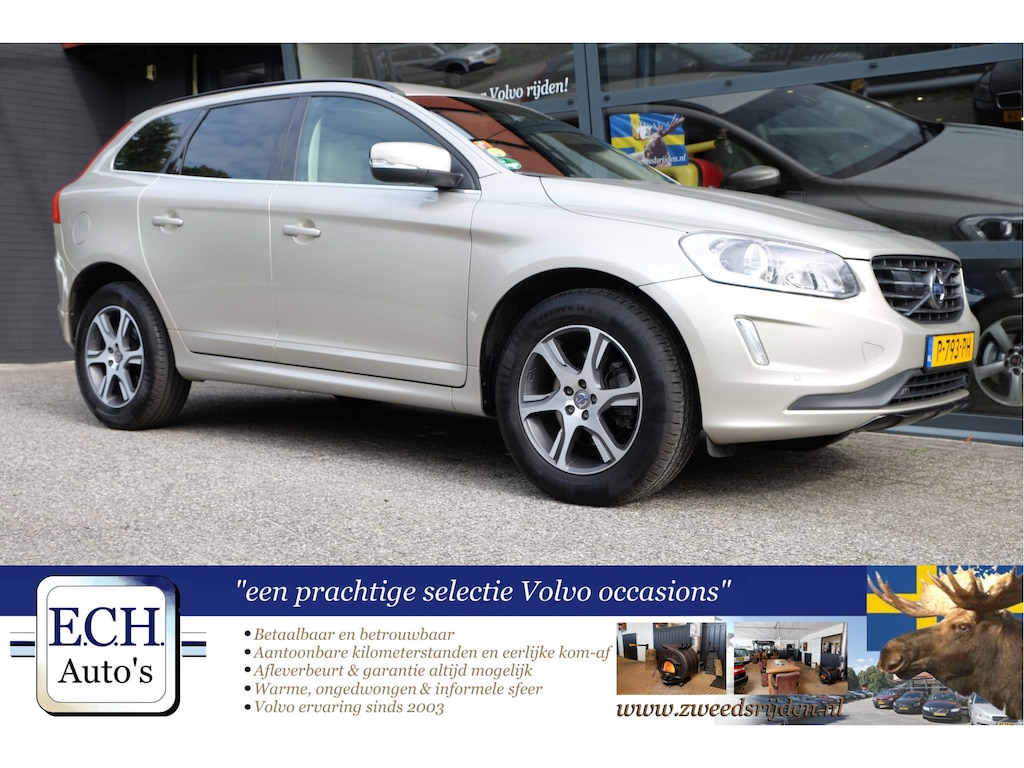 Volvo XC60 2.0 D3 Polar+, Adaptieve CC, Trekhaak, Leer, Navi, Bluetooth