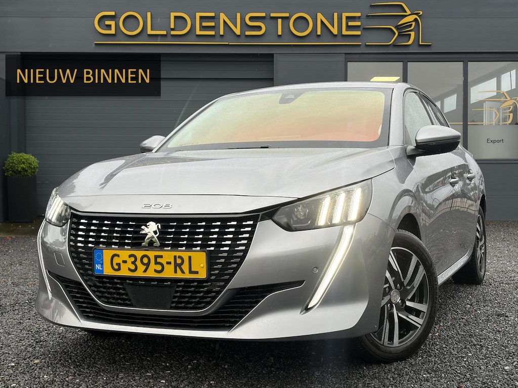 Peugeot 208 1.2 PureTech Allure ✓101pk✓D-riem vv 10-2025✓Dealer Onderhouden✓Carplay✓Draadloze telefoonlader✓360 ° Camera✓Afn Trekhaak✓Navi✓Clima✓Cruise✓Lm velgen✓6 Bak✓Keyless✓Halfleder✓Rijstrooksensor✓Pdc V+A✓N.A.P✓Apk tot 09-2028