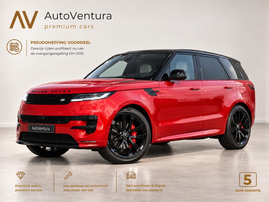 Land Rover Range Rover Sport 3.0 P460e HSE PHEV | Black Pack | Stuurwiel verwarming | Softclose | Schuif- /kantel Pano l 360 cam l 23"