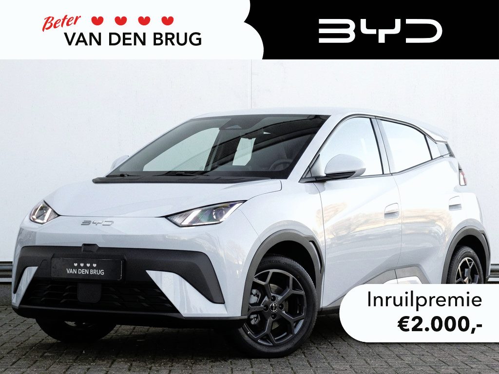 BYD Dolphin Surf Boost 43 kWh MY 2026 | Skiing White | 5 Zitplaatsen | Climate Control | Camera | Adaptive cruise control | Apple Carplay/Android Auto | Keyless |
