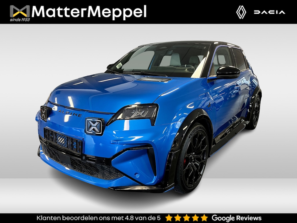 Alpine A290 GTS 52 kWh 220PK | SOH 99% | Devialet® Audio | Stuur & stoelverwarming | Navigatie | Camera | (ACC) Adaptieve cruise | Leder | Warmtepomp | Apple CarPlay/Android Auto | Draadloze Telefoonlader | Climate Co