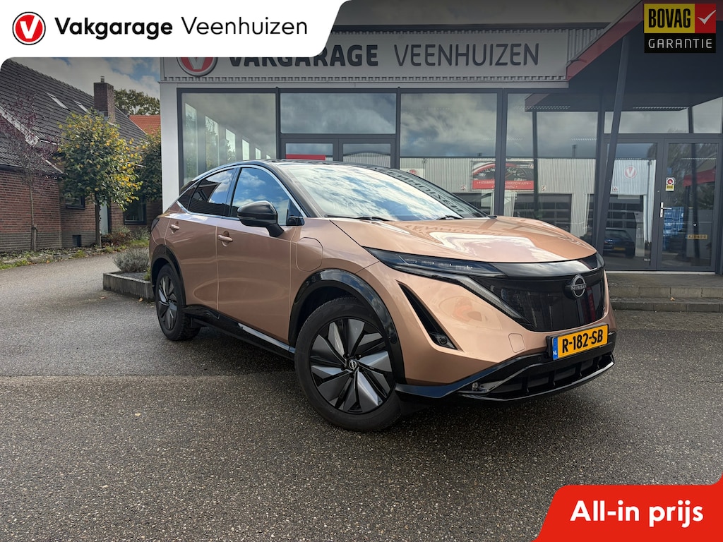 Nissan Ariya Advance 66 kWh|Rijklaar prijs|360 camera|Elek. stoelen|Stoel/stuur verw.|CarPlay|