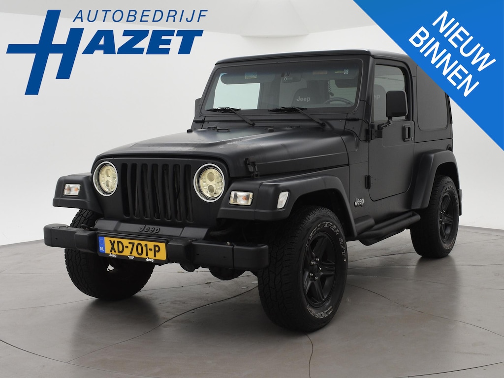 Jeep Wrangler 2.5i 4X4 SOFTTOP + HARDTOP | LEDER | APPLE CARPLAY | AIRCO | TREKHAAK | LMV