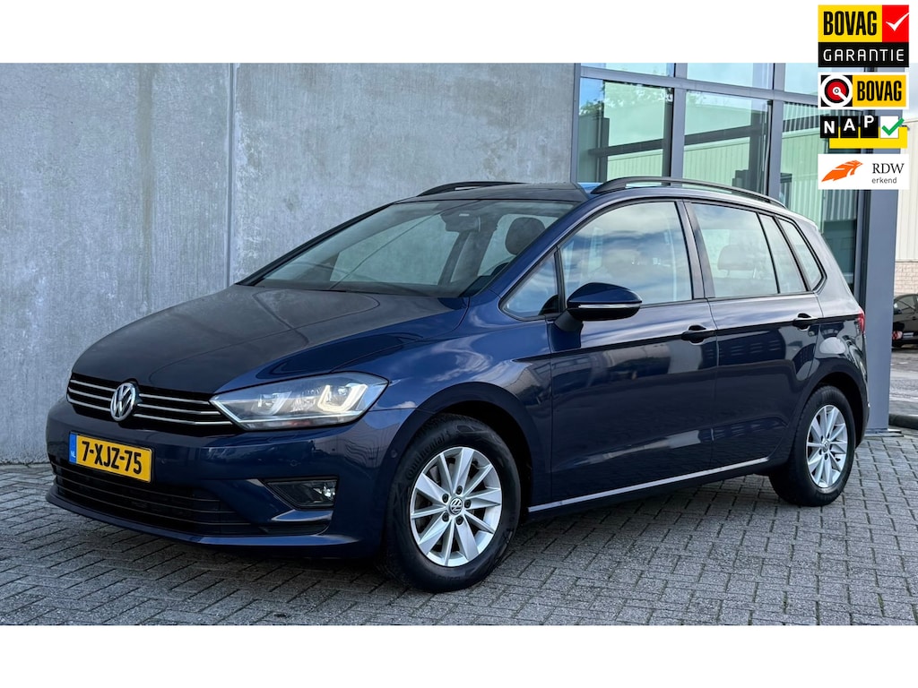 Volkswagen Golf Sportsvan 1.2 TSI AUT Blauw 2014 PANO|LED