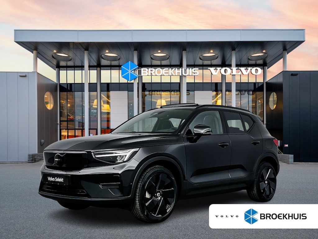 Volvo EX40 Single Motor Ext. Range Ultra Bl. Ed. Eur. 82 kWh | 20" | Leder/Nubuck | Getint Glas | Panoramadak | Harman Kardon | Elektr. verst. Stoelen | 360 Camera | Warmtepomp