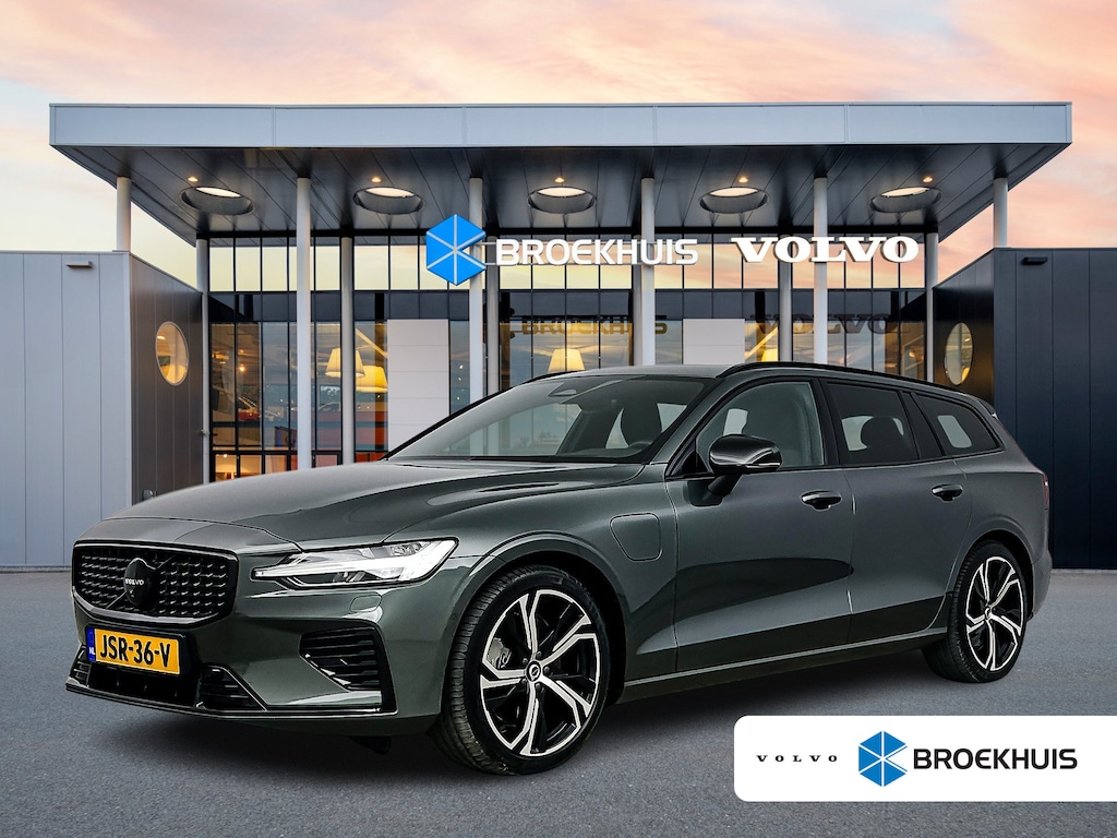 Volvo V60 T8 Recharge Ultra Dark | 19" | Panoramadak | Elektr. verst. Sportstoelen | Head-Up | 360 Camera | Full LED | Harman Kardon | Stoel/Stuur/Achterbankverwarming