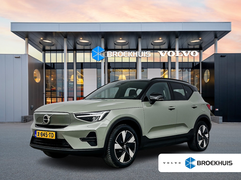 Volvo XC40 EX40 Single Motor Extended Range Plus 82kWh | 19" Allseason | Leder/Nubuck | Trekhaak | Getint Glas | Adaptieve Cruise | BLIS | Stoel/Stuurverwarming | Warmtepomp | Keyless