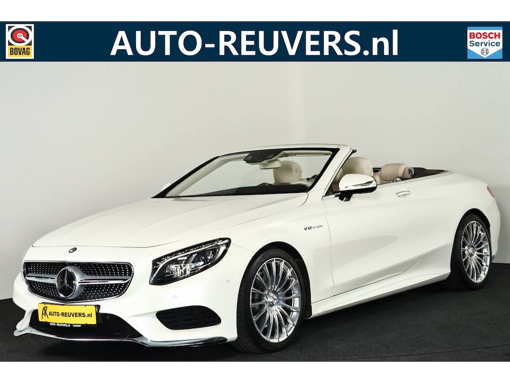 Mercedes-Benz S-klasse Cabrio 500 AMG Designo Navi / Bluetooth / Burmester / ACC / Massage