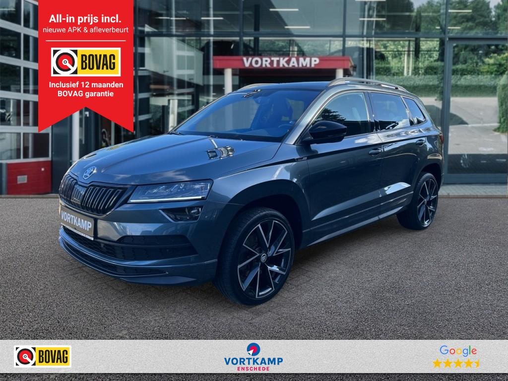 Skoda Karoq 1.5 TSI DSG SPORTLINE PANO-DAK/CAMERA/ELEK-KLEP/CRUISE/CANTON/STOELVERW