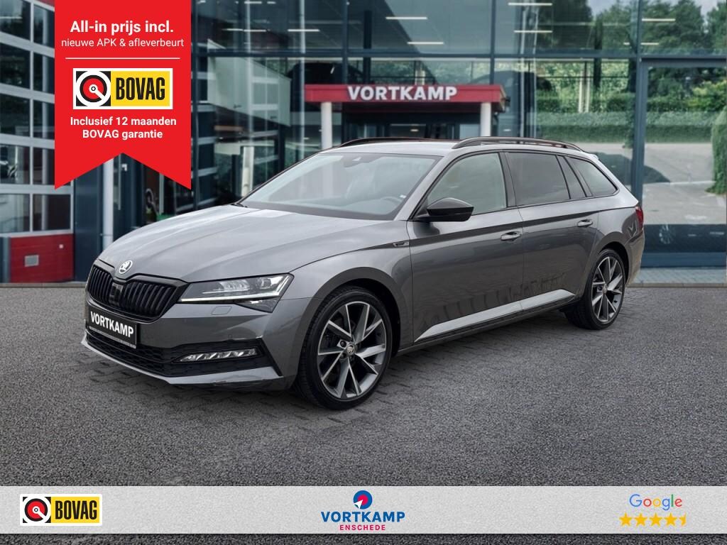 Skoda Superb 2.0 TDI DSG SPORTLINE PDC/ELEK-KLEP/ACC/MEM/STOEL+STUURVERW/CARPLAY
