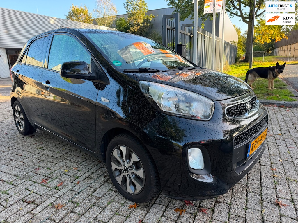 Kia Picanto 1.0 CVVT DynamicLine airco, elec pakket, stoel/stuur verwarming, multi-stuur, nwe apk * rijklaar * 101.079 km ,nwe apk