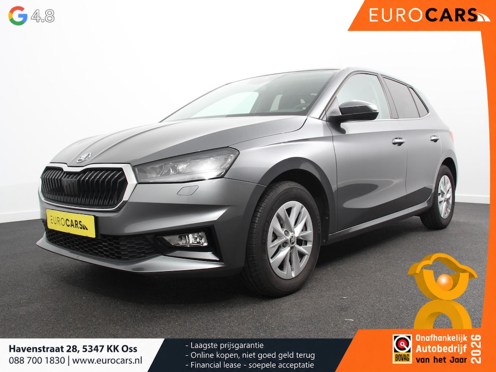 Skoda Fabia 1.0 TSI 110pk Automaat Selection Climate control Adaptieve cruise control Lane assist Parkeersensoren achter Stuurverwarming Stoel verwarming Apple Carplay/ Android Auto
