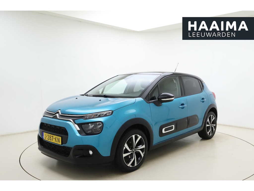 Citroën C3 1.2 PureTech Shine | Metallic zwart dak | Airco automatisch | Cruise control | Camera achter | Apple Carplay/Android Auto | Navigatie full map | DAB