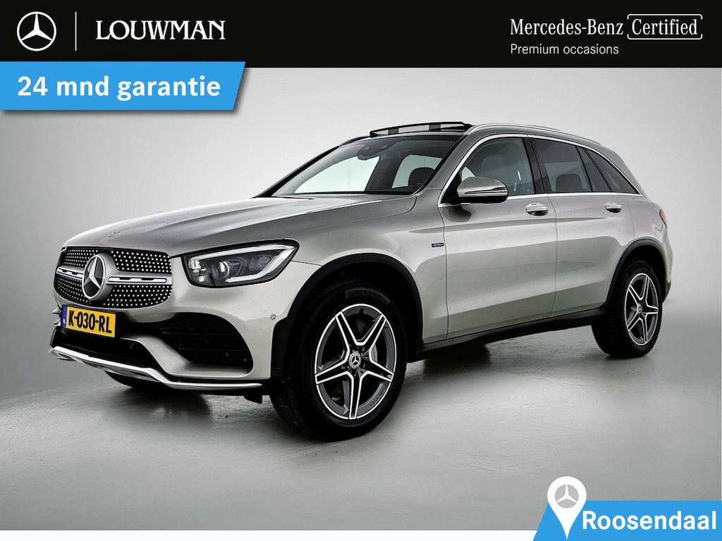 Mercedes-Benz GLC 300 e 4MATIC Business Solution AMG | Panoramadak | Trekhaak | Alarm | Sfeerverlichting | 360° Camera | CarPlay |  Augmented Reality | Inclusief 24 maanden Mercedes-Benz Certified garantie voor Europa.