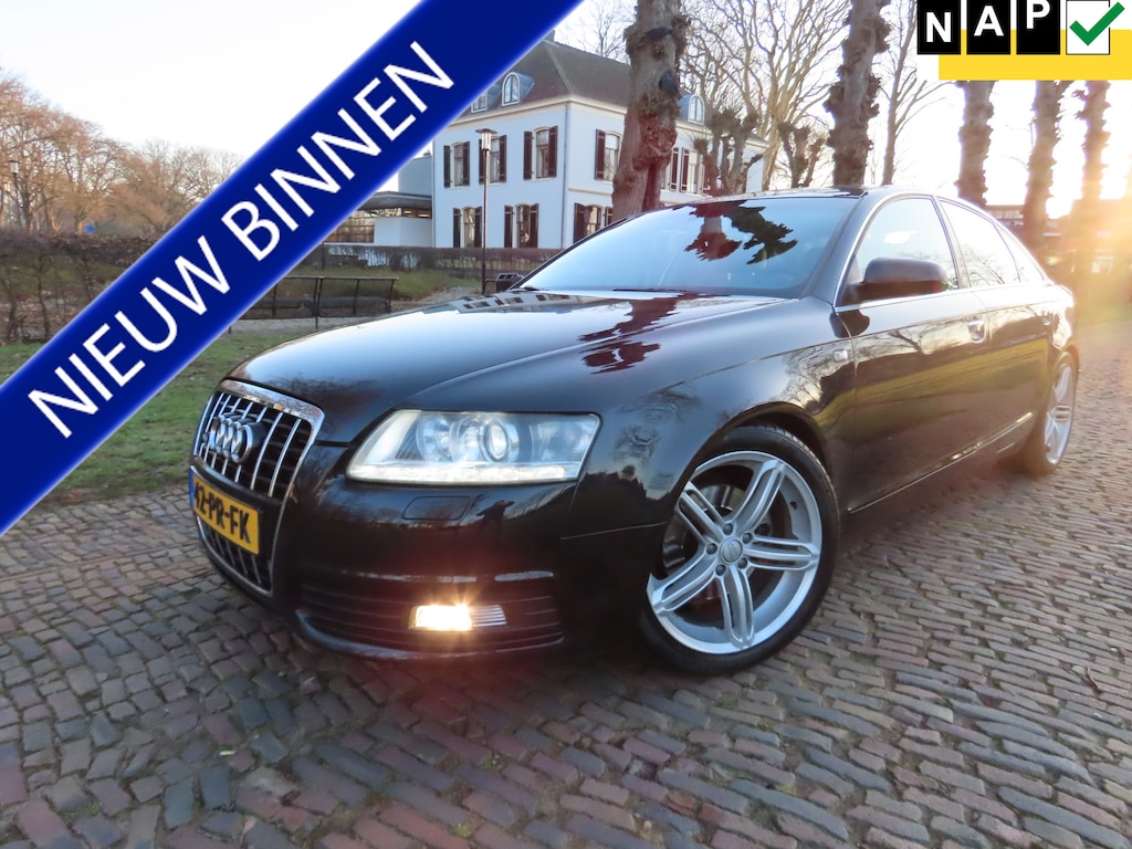 Audi A6 Limousine 2.4 Pro Line S-Line Leer Stoelverwarming Ecc Cruisecontrol Navigatie Xenon/Led Lm Velgen