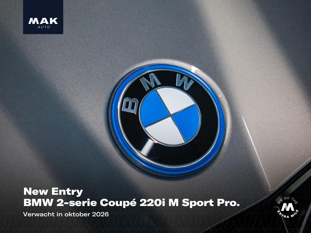 BMW 2-Serie Coupé 220i M Sport Pro , NL-auto, 1e eig., M Stoelen, 19", schuifdak, H/K, HUD, memory, privacy, dealeroh.
