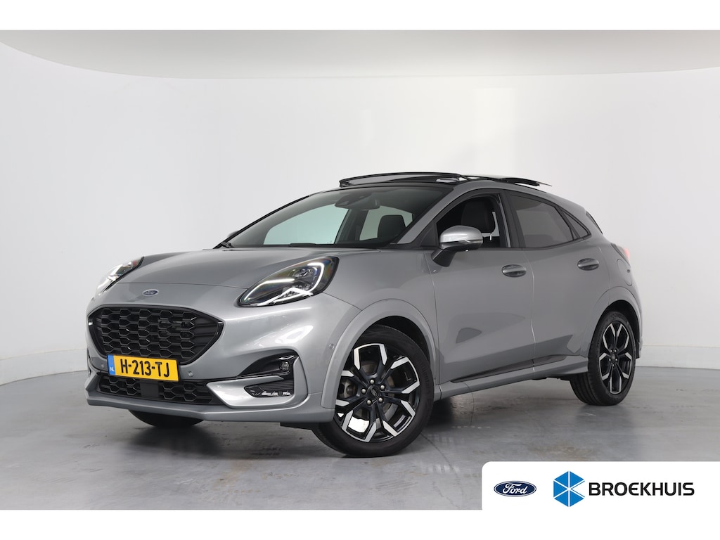 Ford Puma 1.0 EcoBoost Hybrid ST-Line X First Edition | Dealer Onderhouden | Trekhaak | Open Dak | Winter Pack | Camera | B&O | Cruise Adaptive | LED | Half leder | Navi | Clima
