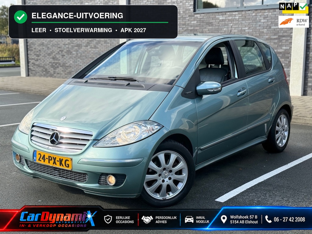 Mercedes-Benz A-klasse 170 Elegance | Leer | Android | Stoelvw | APK 06-2027 | Camera