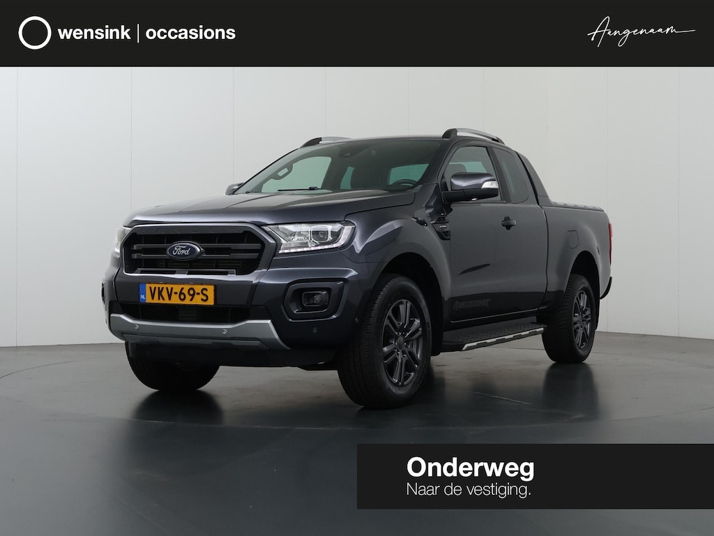 Ford Ranger 2.0 EcoBlue | Aut. | Wildtrak | 3500 KG. AHW | Supercab | Parkeercamera | Navigatie | Stoelverwarming | Climate Control | Lederen Bekleding | LM Velgen |