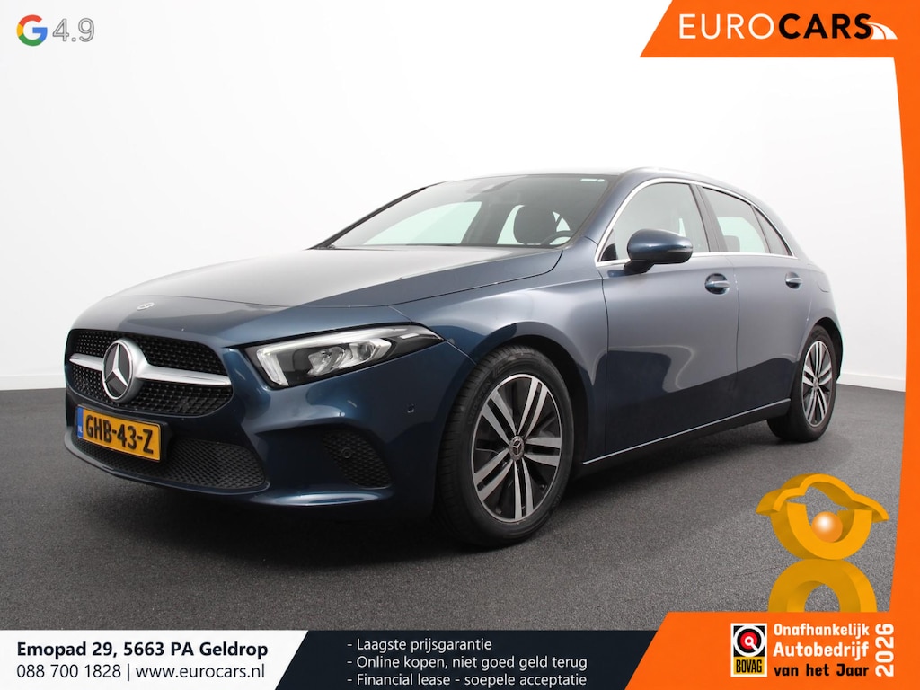 Mercedes-Benz A-klasse 200 163pk DCT Progressive Navigatie Parkeersensoren Camera Cruise Control Stoelverwarming Ledverlichting Climate Control