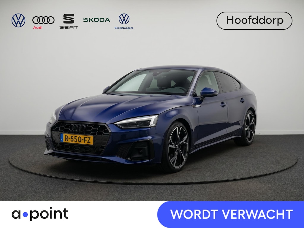 Audi A5 Sportback 40 TFSI S edition 204 pk S-Tronic | Navigatie | Parkeersensoren | Achteruitrijcamera | Adaptieve cruise control | Lane assist | LED Matrix koplampen | Bang & Olufsen geluidssysteem | S-Line |