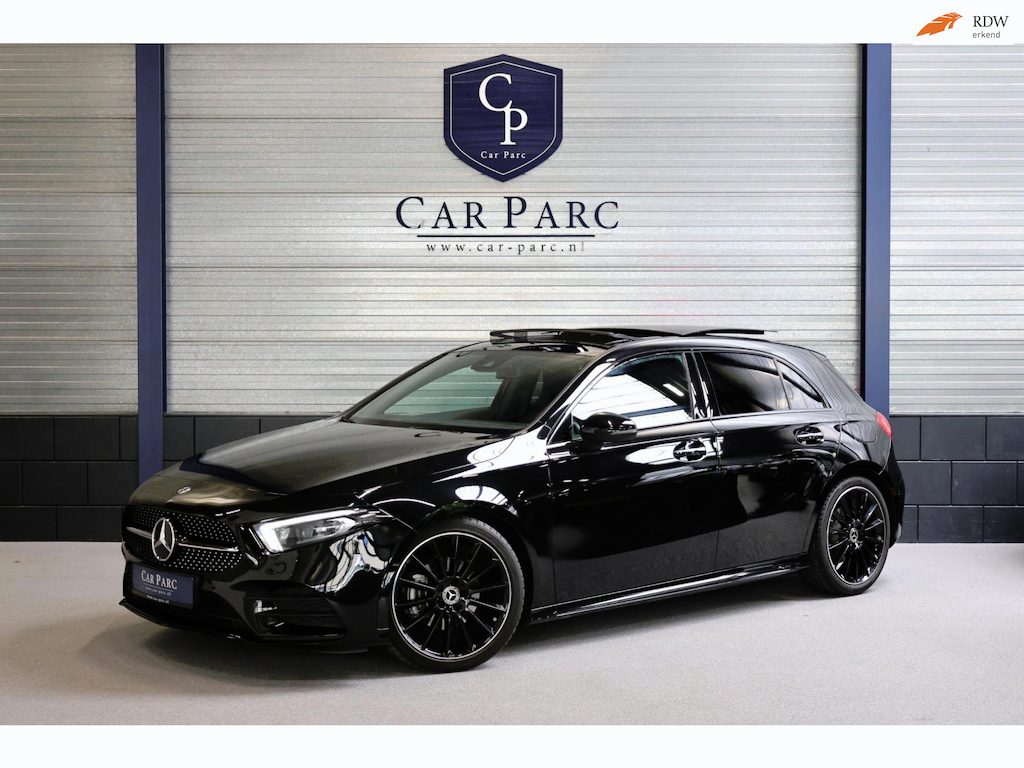 Mercedes-Benz A-klasse 220 AMG MULTIBEAM/VIRTUAL/SFEER/LEER+S.VERWARMING+MEMORY/19"/CAM/ACC/ECC/12 MDN GARANTIE!