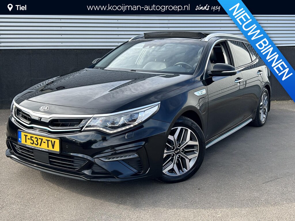 Kia Optima Sportswagon 2.0 GDI PHEV ExecutiveLine Trekhaak, Schuif/kanteldak, Dodehoekdetectie, Stoelkoeling, Stoelverwarming, Stuurwiel verwarmd, Seat memory, 360" Camera