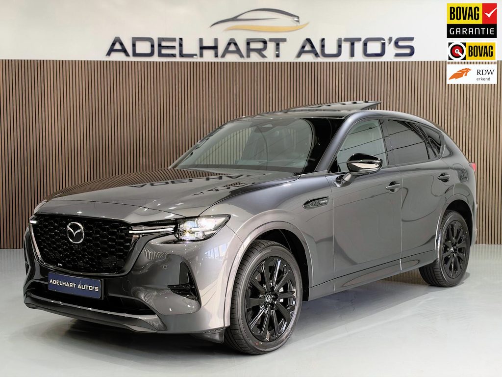 Mazda CX-60 2.5 e-SkyActiv PHEV Homura Plus 328 PK Nieuw / Panorama dak / Navigatie full map / Lederen interieur / Bose / Full