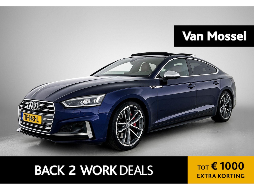 Audi S5 Sportback 3.0 TFSI quattro Pro Line Plus | ORIGINEEL NL | PANORAMADAK | BANG & OLUFSEN | 360 CAMERA | HEAD UP | STOELVERWARMING | MEMORY | DODEHOEK | LEDER |