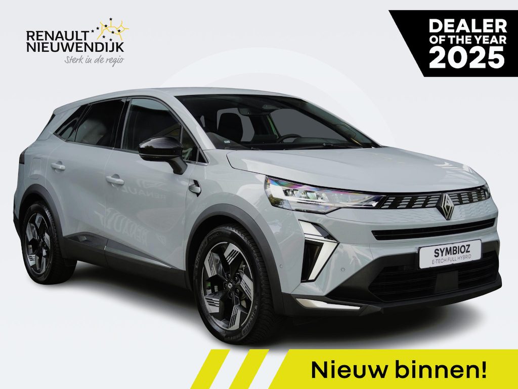 Renault Symbioz 1.8 full hybrid 160 techno AUTOMAAT / ALLE OPTIES / NAVI / CAMERA / PDC 360 / ADAPT. CRUISE / BLINDSPOT / STOELV. / STUURV. / ELEK. ACHTERKLEP / KEYLESS / CLIMATE / APPLE CARPLAY / ANDROID AUTO / 18'' LMV ALL-SEASON