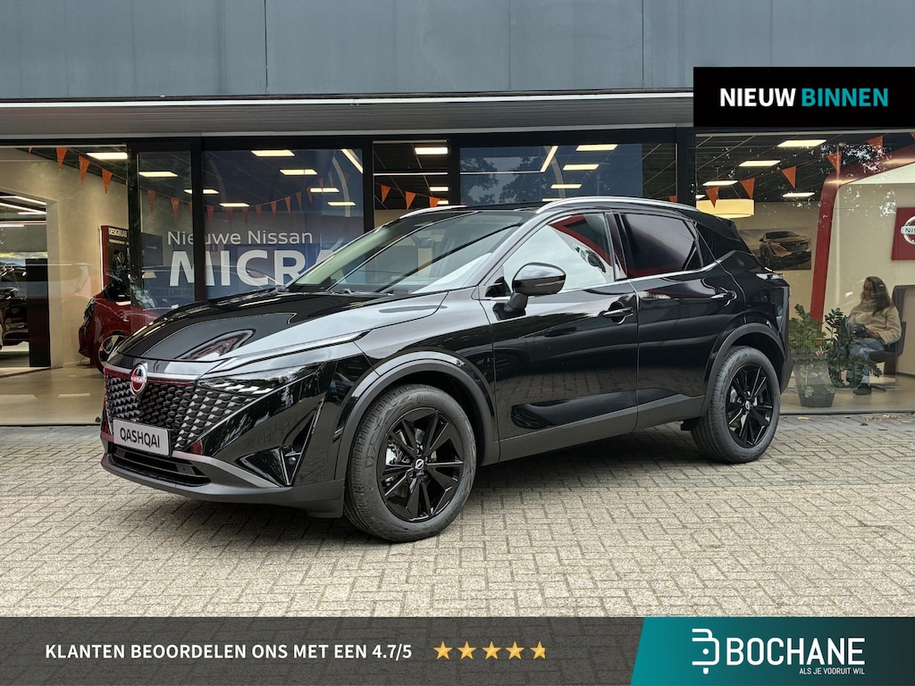 Nissan Qashqai 1.5 e-Power Tekna NIEUW UIT VOORRAAD LEVERBAAR | Lederen bekleding | Climate Control | Adaptieve Cruise Control | Stoel- en stuurverwarming | Navigatiesysteem | Elektrisch bedienbare bestuurdersstoel | Tot 10 jaar fabrieksgarantie