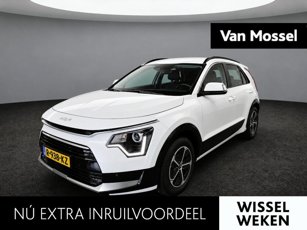 Kia Niro Hybrid 1.6 GDi DynamicLine | Trekhaak | Half Lederenbekleding | Adaptive Cruiscontrol | Achteruitrijcamera | AppleCarplay/ Android Auto |
