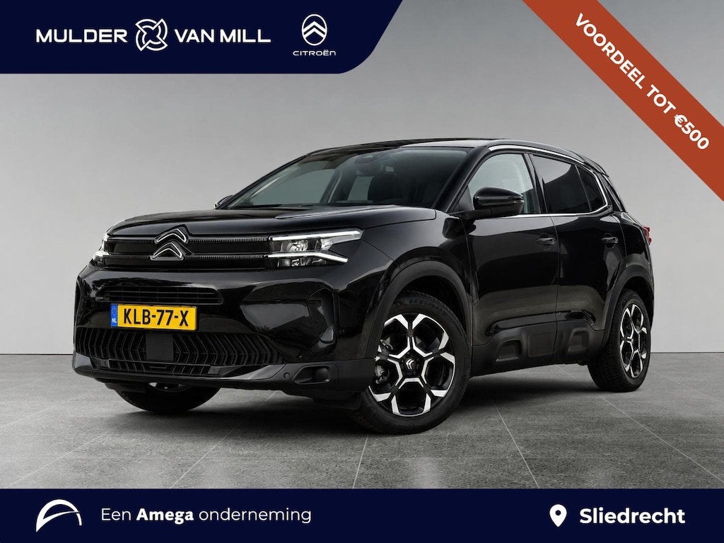 Citroën C5 Aircross Plus 1.2 Hybrid 145pk e-DSC6 | STOELVERW. | KEYLESS ENTRY | CAMERA | NAVI | VELOURS | VERSCHUIFBARE ACHTERBANK | LED |