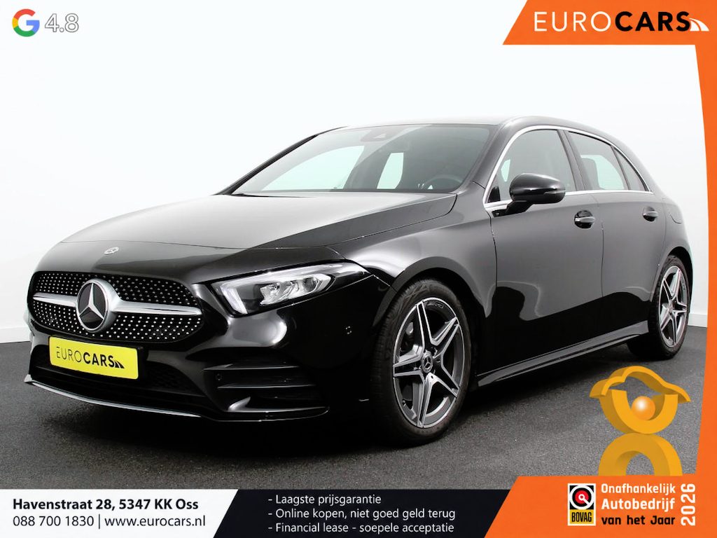 Mercedes-Benz A-klasse 200 Automaat AMG Line Navigatie Climate Control Camera Virtual Cockpit Led Stoelverwarming Cruise control Parkeersensoren