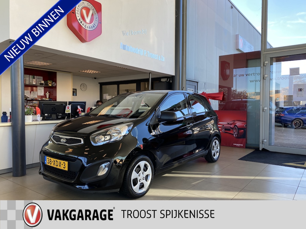 Kia Picanto 1.0 CVVT,5Deurs,5Zits,Dealeronderhouden,Bluetooth,Ipod Usb Aansluiting,Centraledeurvergrendeling,Stuurbekrachting,Trekhaak