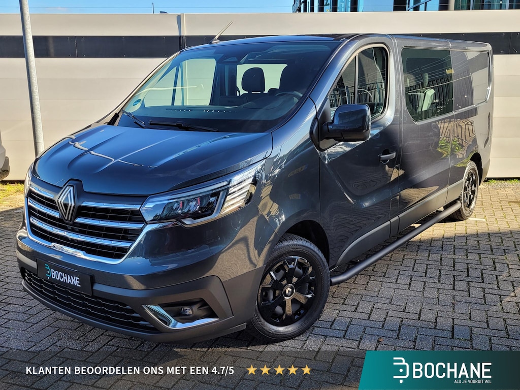 Renault Trafic 2.0 Blue dCi 150 L2H1 Black Edition | Dubbele Cabine | Trekhaak | CarPlay | Achteruitrijcamera