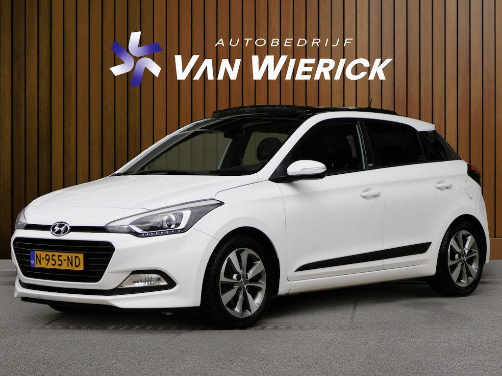 Hyundai i20 1.0 T-GDI Premium 120PK | Schuifdak | Camera | Cruise | Clima | Trekhaak | LM Velgen
