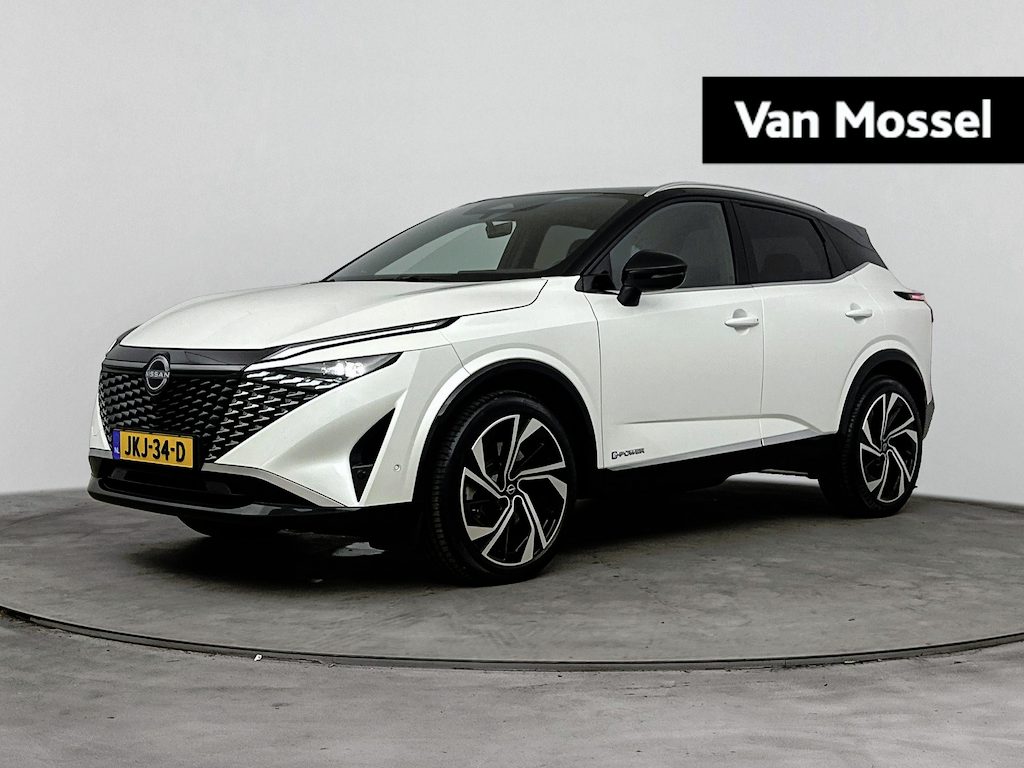 Nissan Qashqai 1.5 e-Power Tekna Plus 190PK | BOSE Audio | Head-Up Display | Stoelmassage | Panoramadak | Stoel,- Stuur en Voorruitverwarming | 20'' Inch Velgen | Apple CarPlay & Android Auto